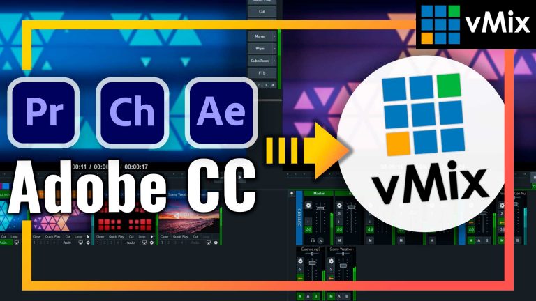 Aprende cómo integrar Premiere Pro, After Effects, Character Animator en vMix | Introducción NDI tools Adobe Creative Cloud a vMix [Tutorial Español vMix]