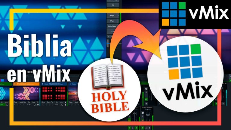 BIBLIA en VMIX | Cómo añadir versículos de la HOLY BIBLE en vMix en tu Streaming