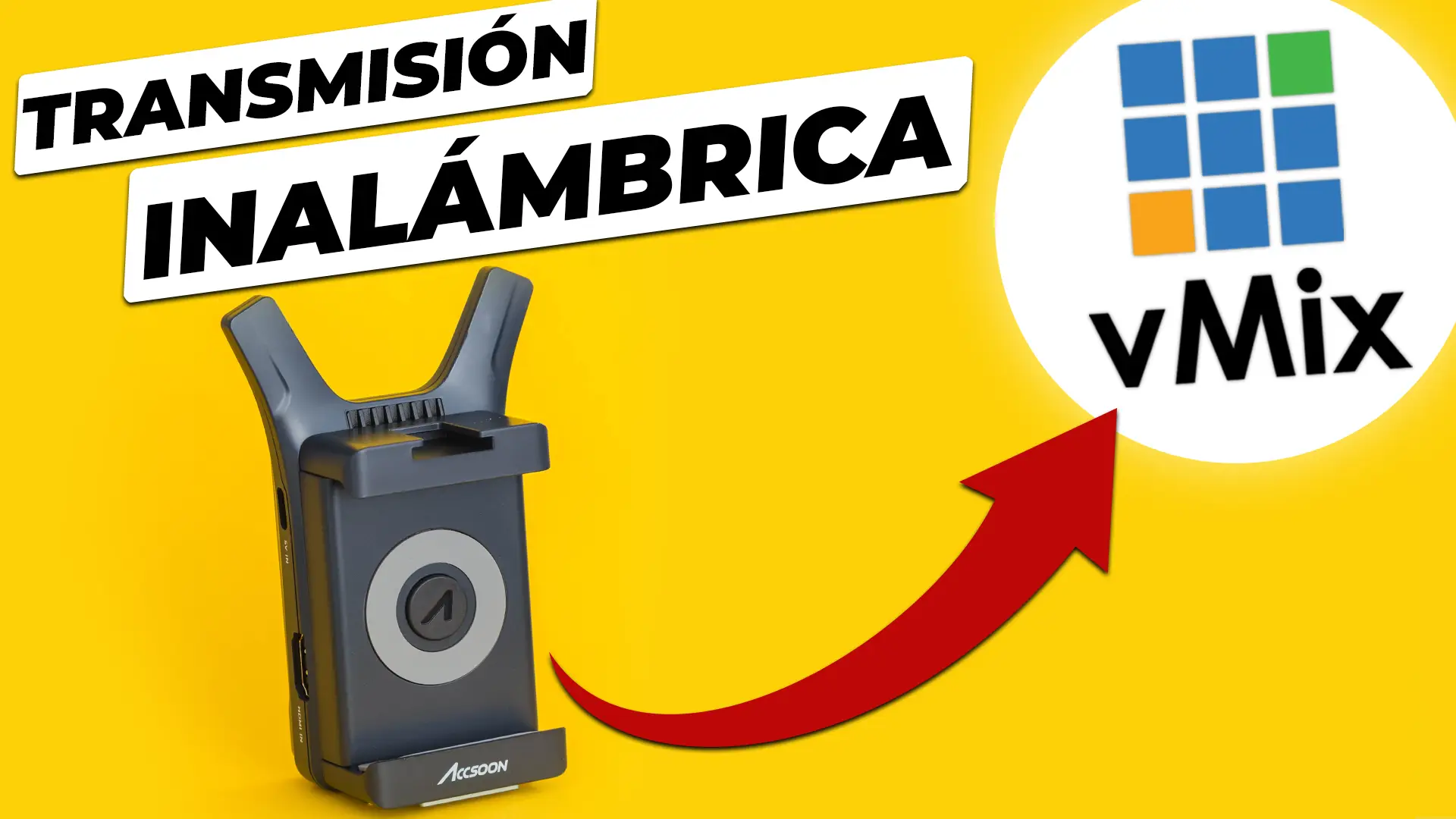 ►►DESCUBRE cómo realizar STREAMING en tiempo real con RTMP a VMIX con Accsoon CineView NANO, ( transmisor de vídeo inalámbrico) [ Valido para iOS y Android ]